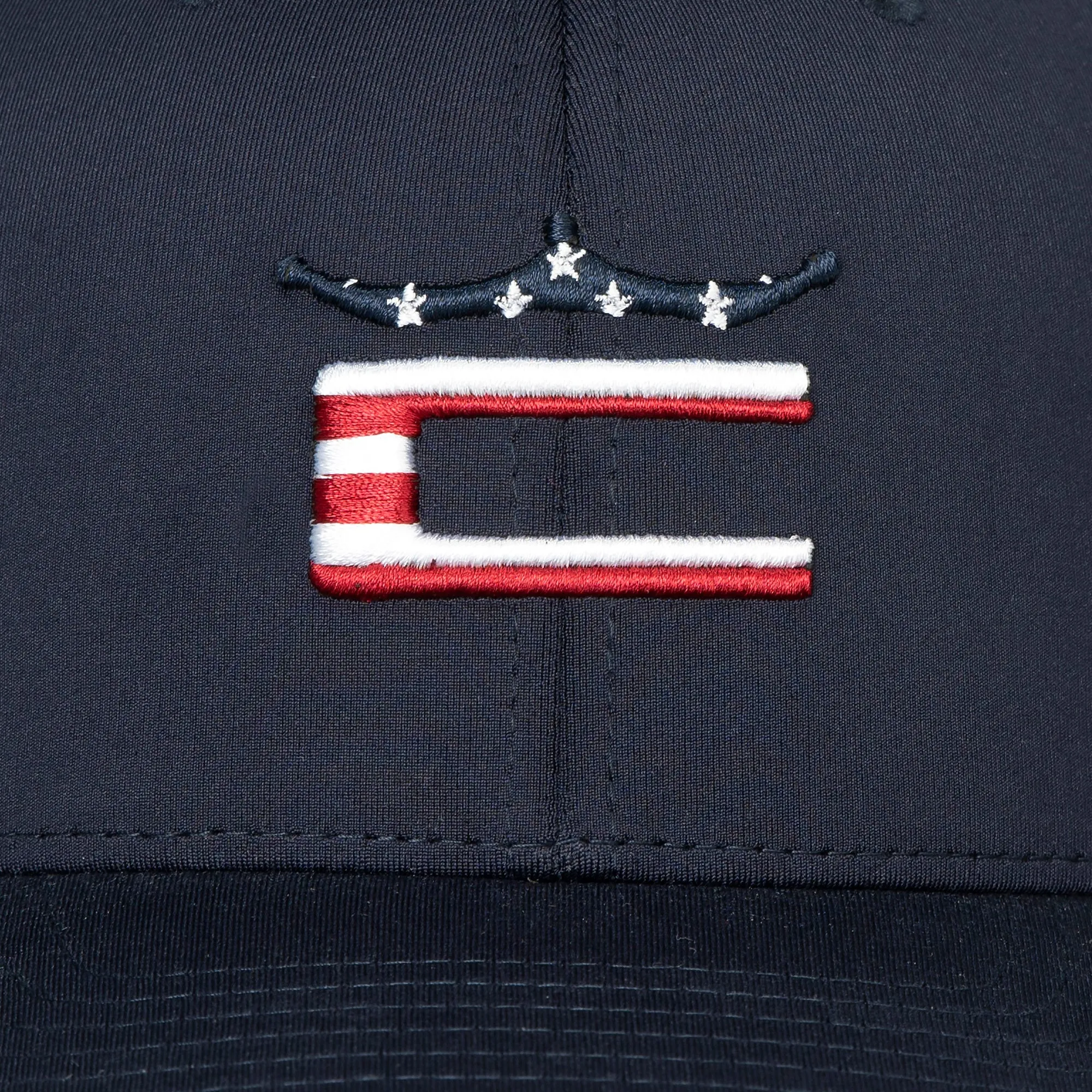 Stars and Stripes Crown C Snapback Cap