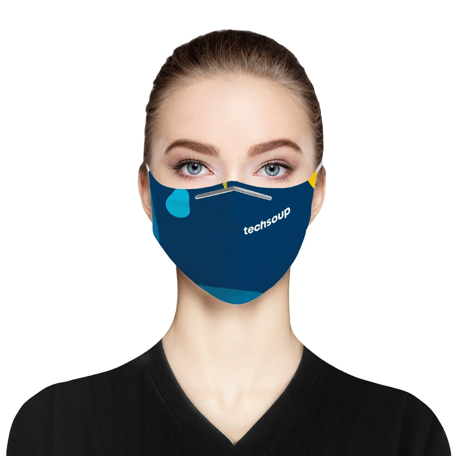 TechSoup Blue Cloth Face Mask (with extra filters FREE SHIPPING)