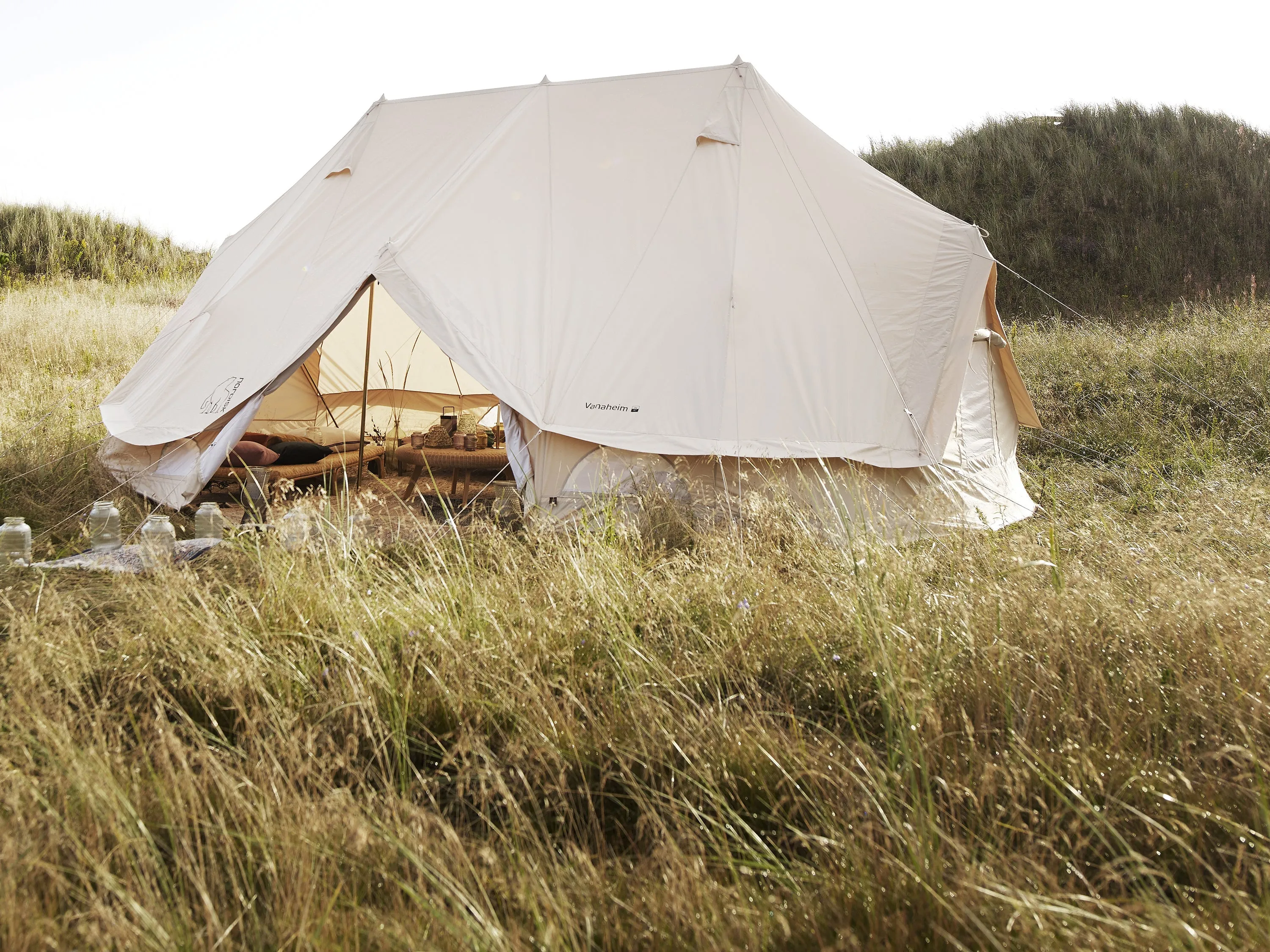 Vanaheim 24 m² glamping tent - 16 person - Natural