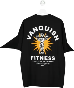 Vanquish Black Inspiring Greatness T Shirt UK L