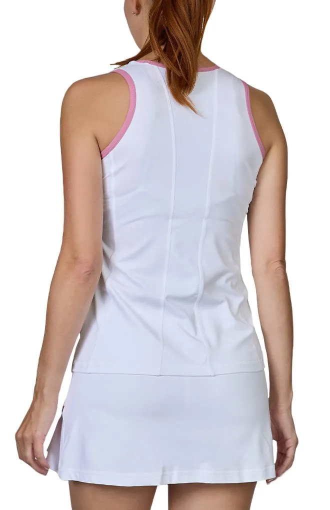 White Tennis Tank